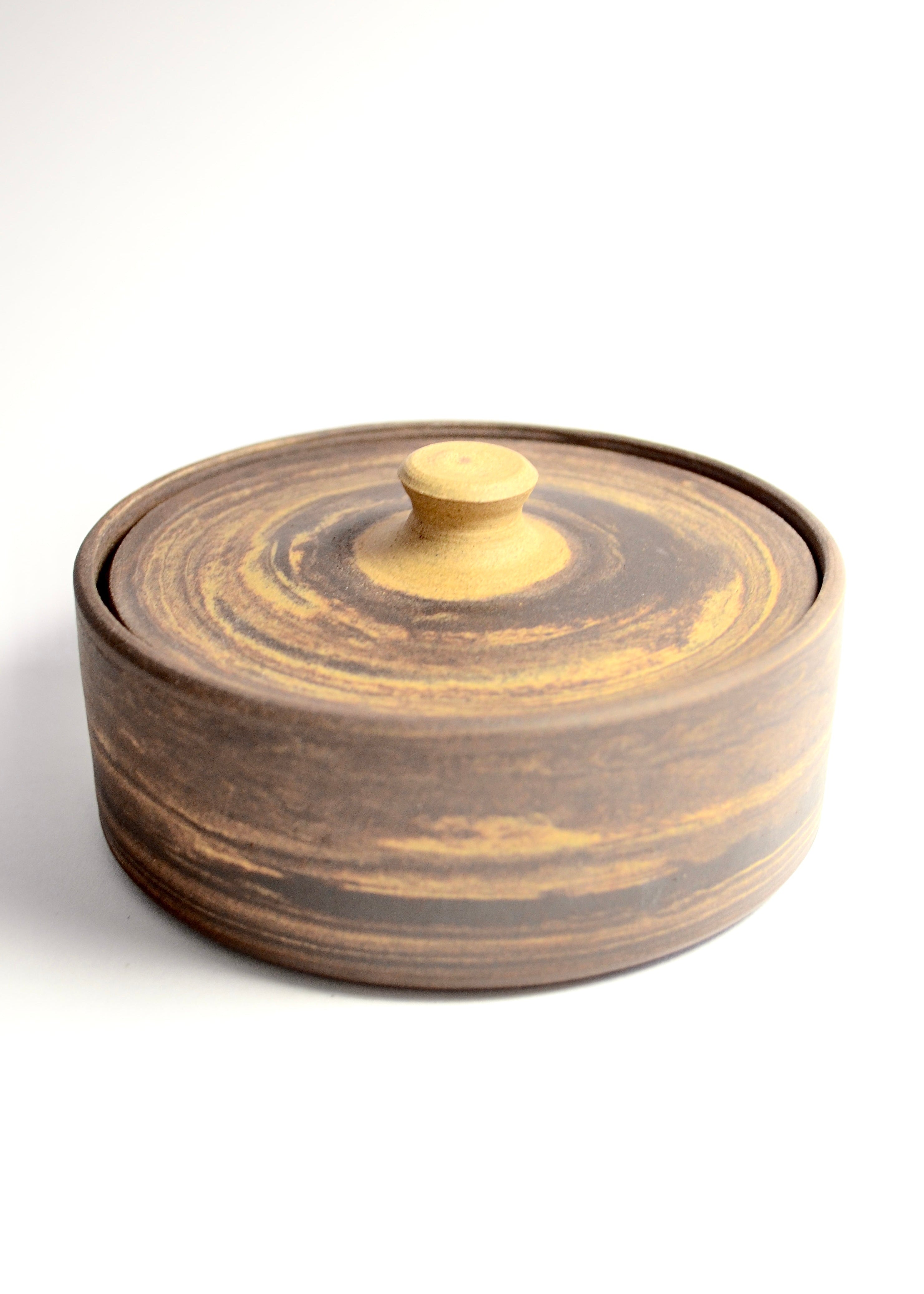 Volcānus Lidded Bowl