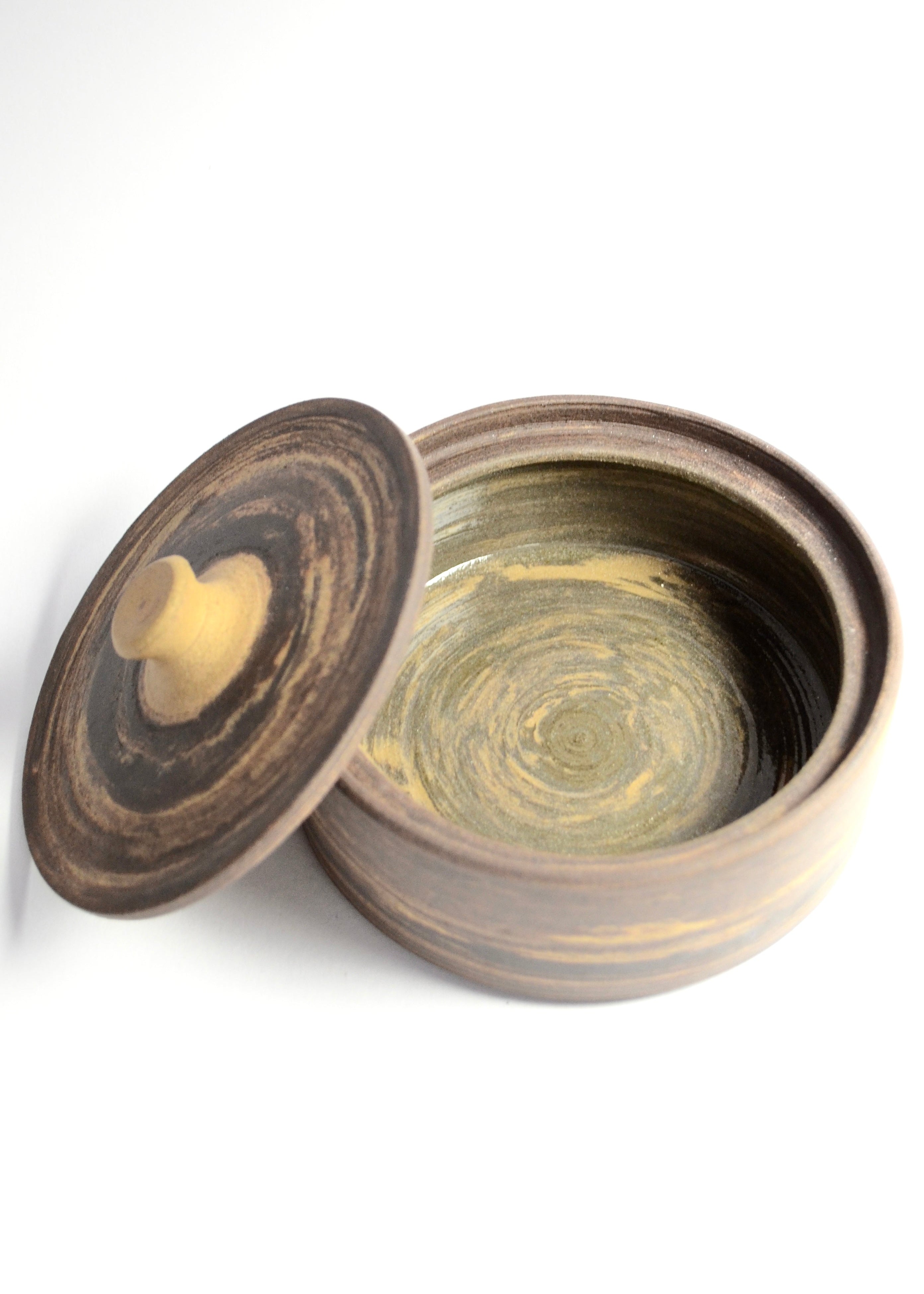 Volcānus Lidded Bowl