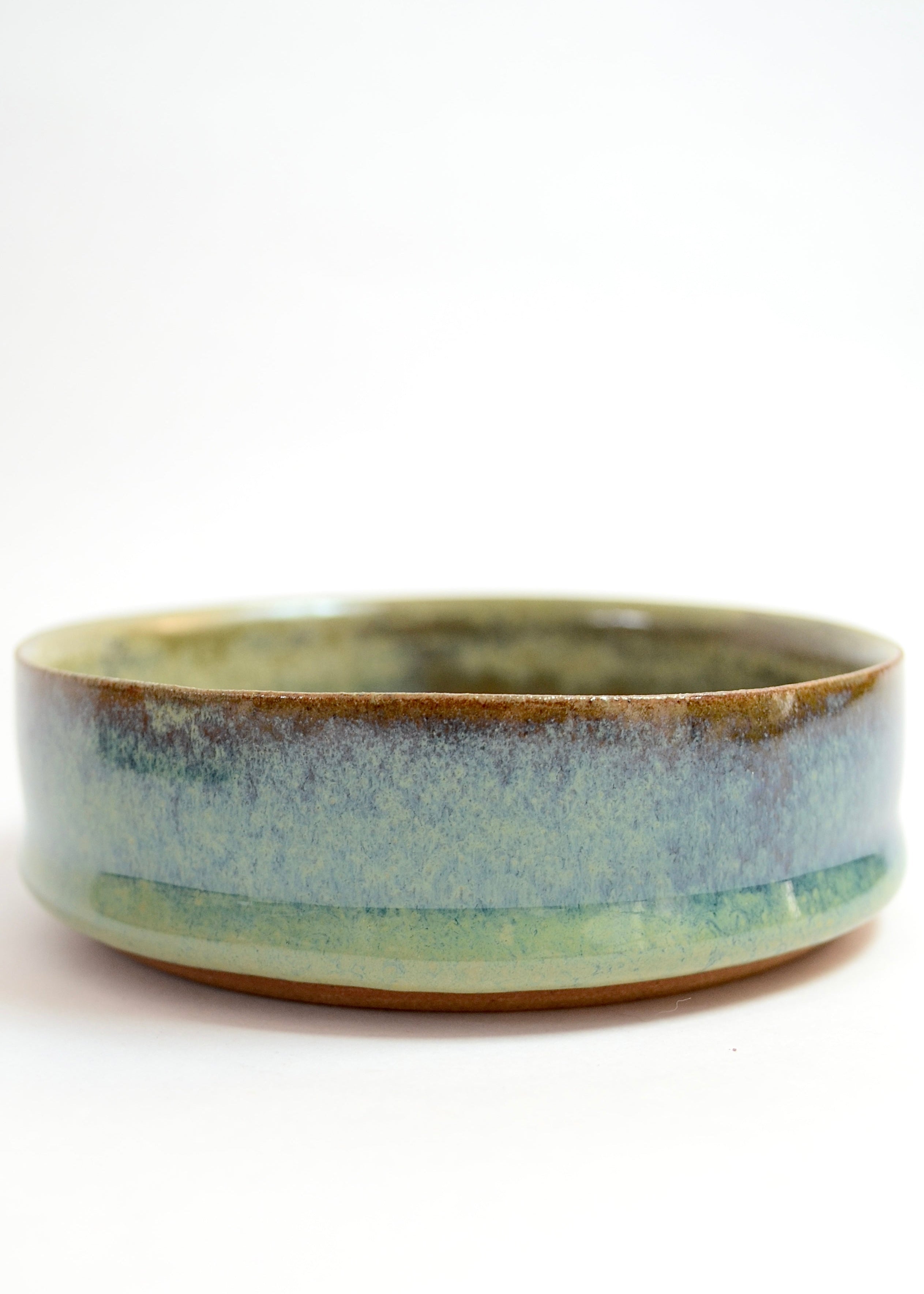Nila handmade brown stoneware ceramic small bowl, another view