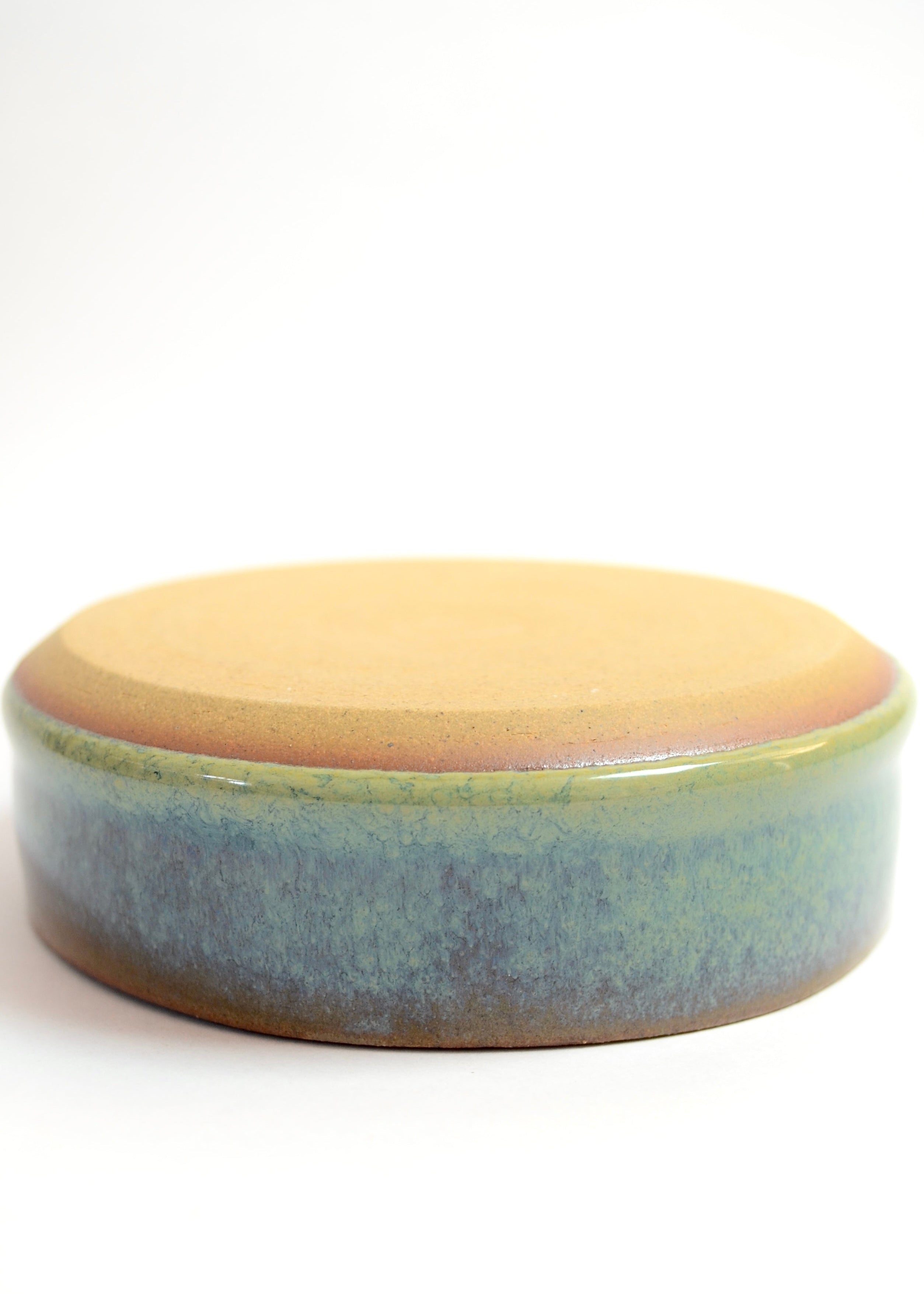 Nila handmade brown stoneware ceramic small bowl, another view
