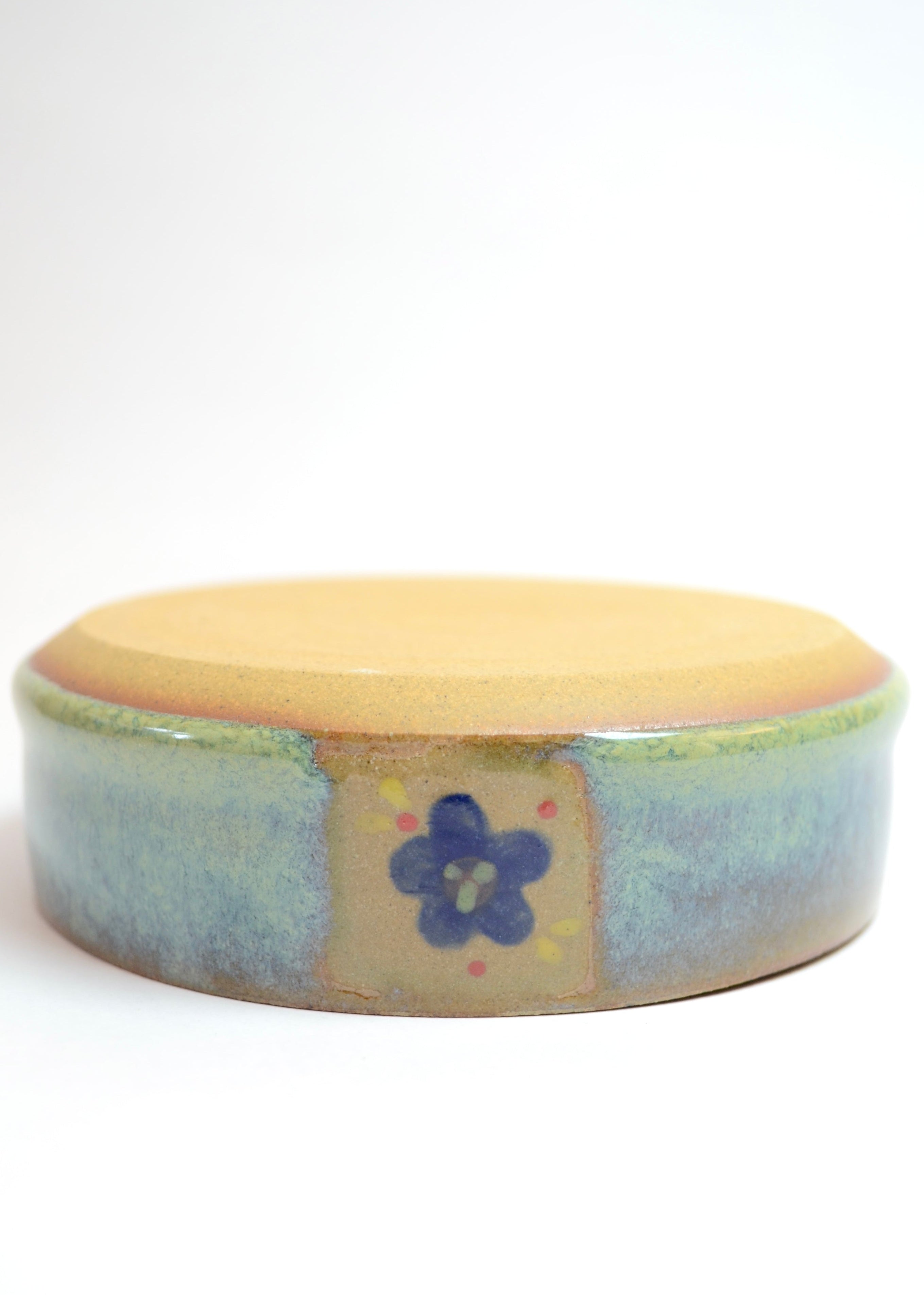 Nila handmade brown stoneware ceramic small bowl, another view